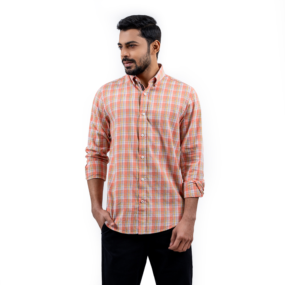 Men’s Soft Texture Full Sleeve Slim Fit Shirt Image 2